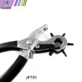 6 Sizes Revolving Leather Belt Hole Punch Plier